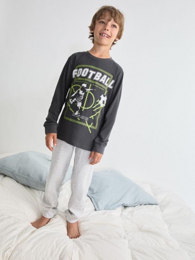 Pijama niño juvenil primavera TOBOGAN Football 26117634.jpg [0]