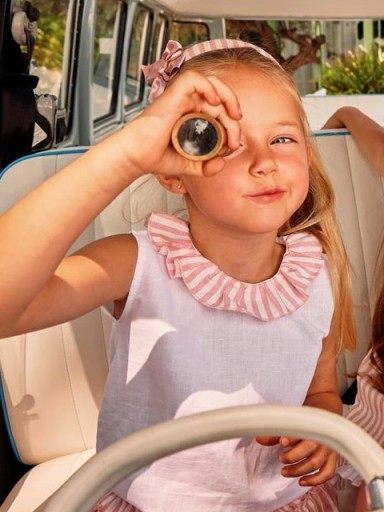 Conjunto niña rayas JULIANA Limonada [1]