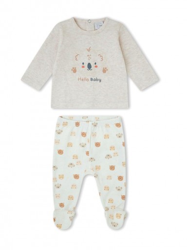 Conjunto Polaina Interlock Recién Nacido YATSI Hello Baby 26200254.jpg [0]