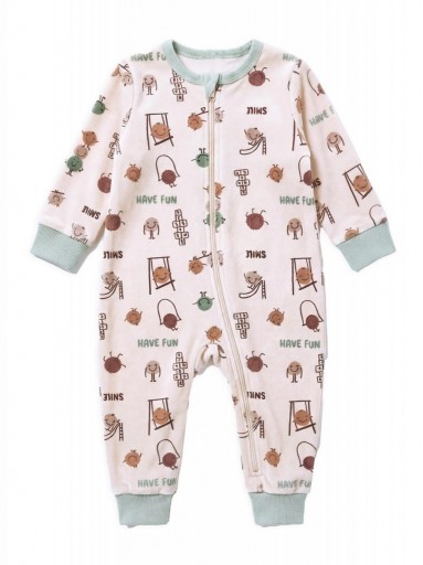 Pijama Pelele bebé niño terciopelo sin pies YATSI 26200463.jpg [1]