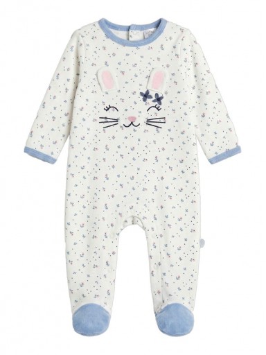 Pijama Pelele bebé niña terciopelo YATSI Rabbit 26200485.jpg [0]