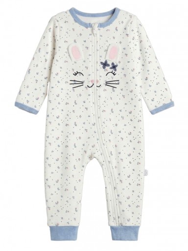 Pijama Pelele bebé niña terciopelo sin pies YATSI Rabbit 26200486.jpg [0]