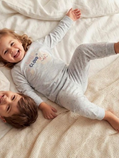 Pijama bebé niña algodón interlock YATSI Little Cloud [1]