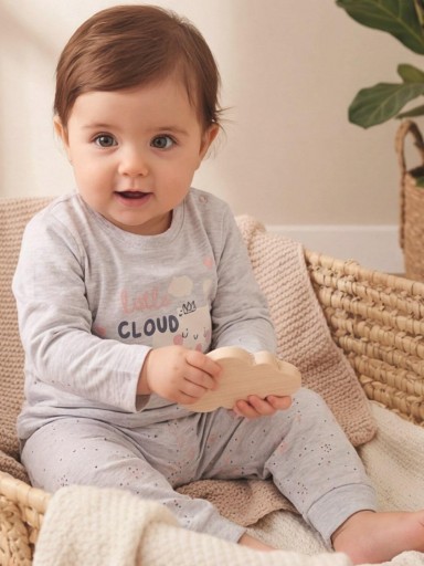 Pijama bebé niña algodón interlock YATSI Little Cloud 26200530.jpg
