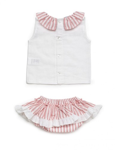 Conjunto niña rayas JULIANA Limonada [3]