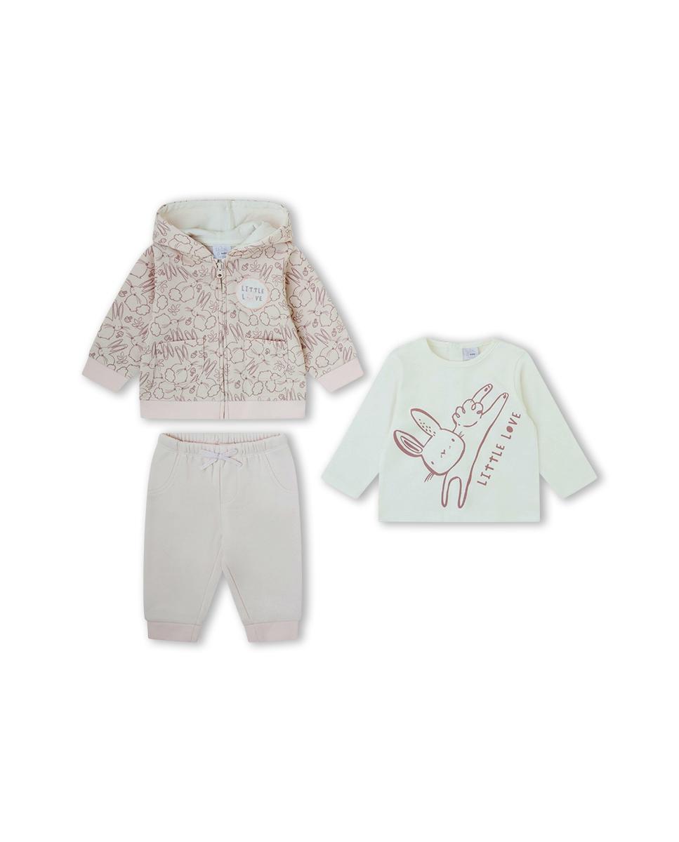 Chándal bebé niña 3 piezas YATSI Little Love 26201504.jpg