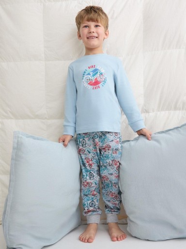 Pijama niño algodón interlock TOBOGAN Bike 26207002.jpg [0]