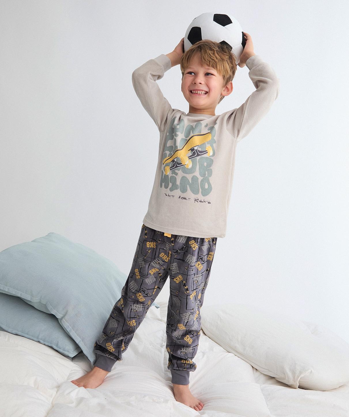 Pijama niño terciopelo TOBOGAN Rider