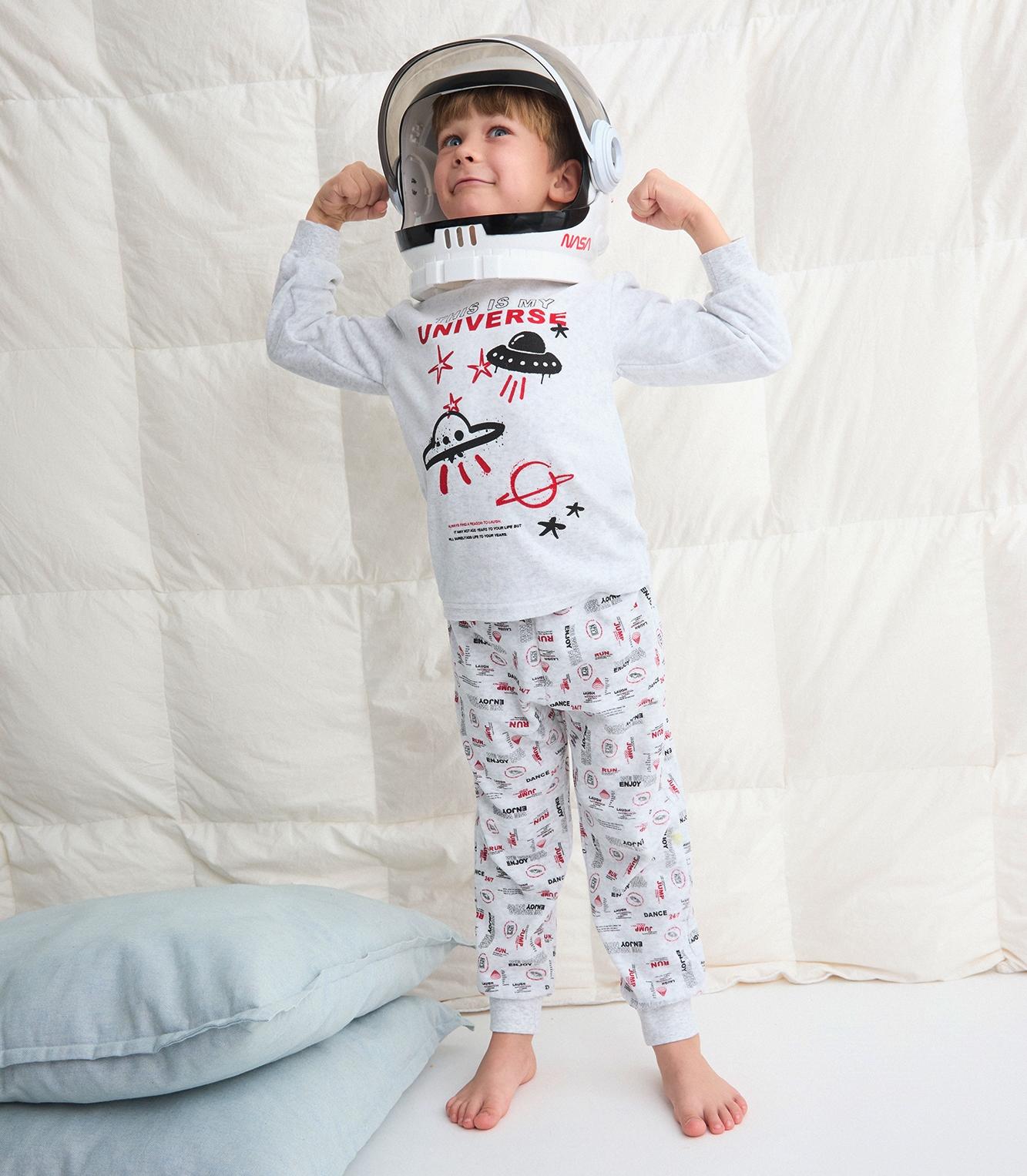 Pijama niño terciopelo TOBOGAN Universe 26207105.jpg