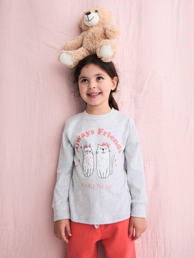 Pijama niña algodón interlock TOBOGAN Friends 26207201.jpg [0]