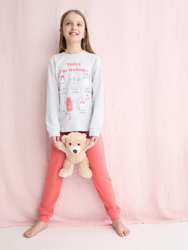 Pijama chica algodón interlock TOBOGAN Cats 26208201.jpg [0]