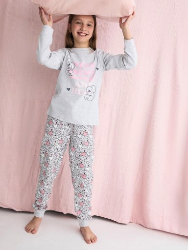Pijama chica algodón interlock TOBOGAN Kisses 26208207.jpg