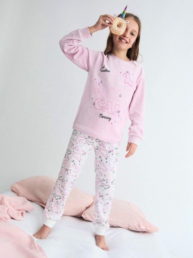 Pijama Chica terciopelo TOBOGAN Magical 26208302.jpg