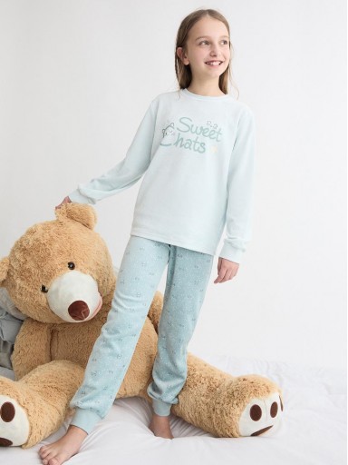 Pijama Chica terciopelo TOBOGAN Sweetchats 26208303-26208313.jpg [0]
