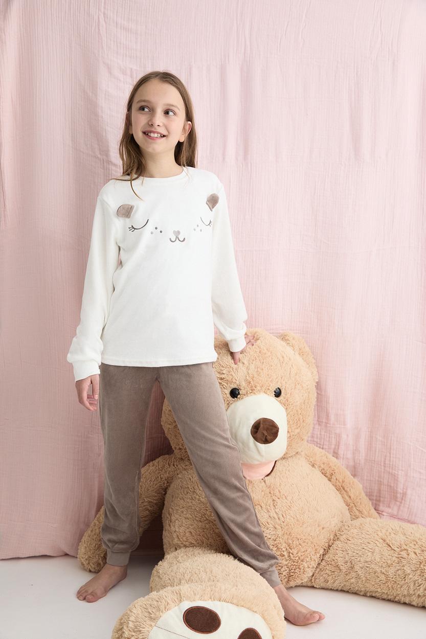 Pijama Chica terciopelo TOBOGAN Mau 26208305.jpg