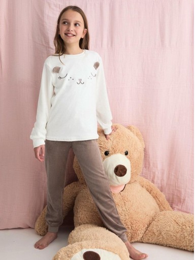 Pijama Chica terciopelo TOBOGAN Mau 26208305.jpg