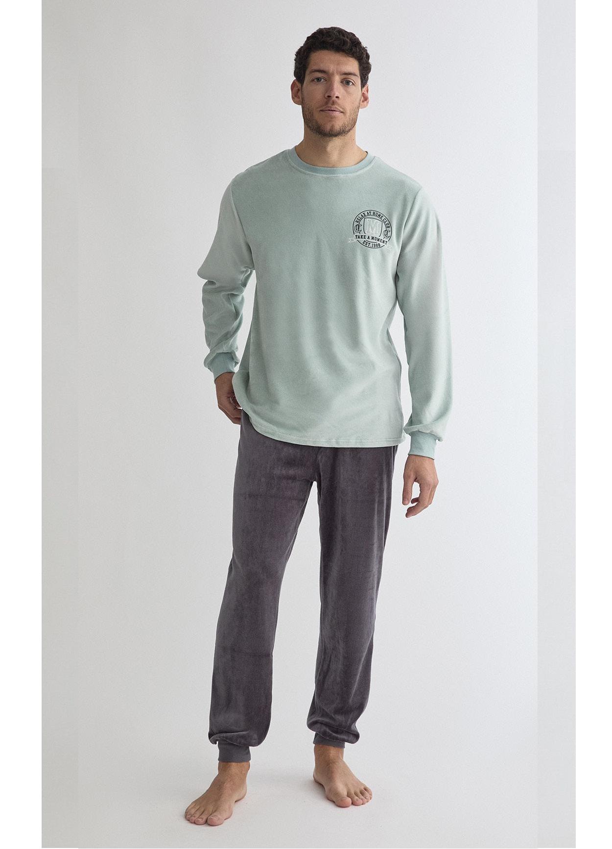 Pijama hombre terciopelo DIASSI Green