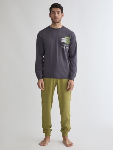 Pijama hombre algodón interlock DIASSI Globed [0]