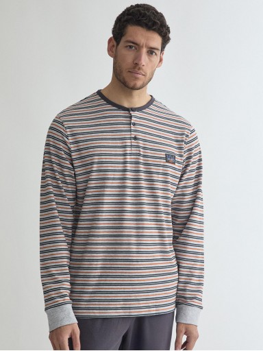 Pijama hombre algodón interlock DIASSI Navy [1]