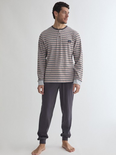 Pijama hombre algodón interlock DIASSI Navy [0]