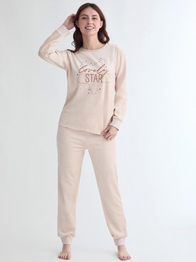 Pijama mujer terciopelo DIASSI Lovestars 26208954.jpg [0]