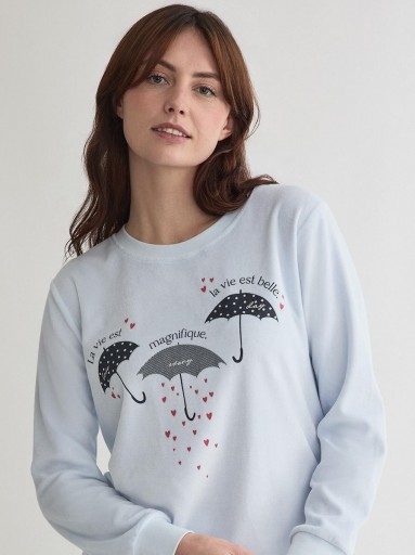 Pijama mujer terciopelo DIASSI Umbrella [1]
