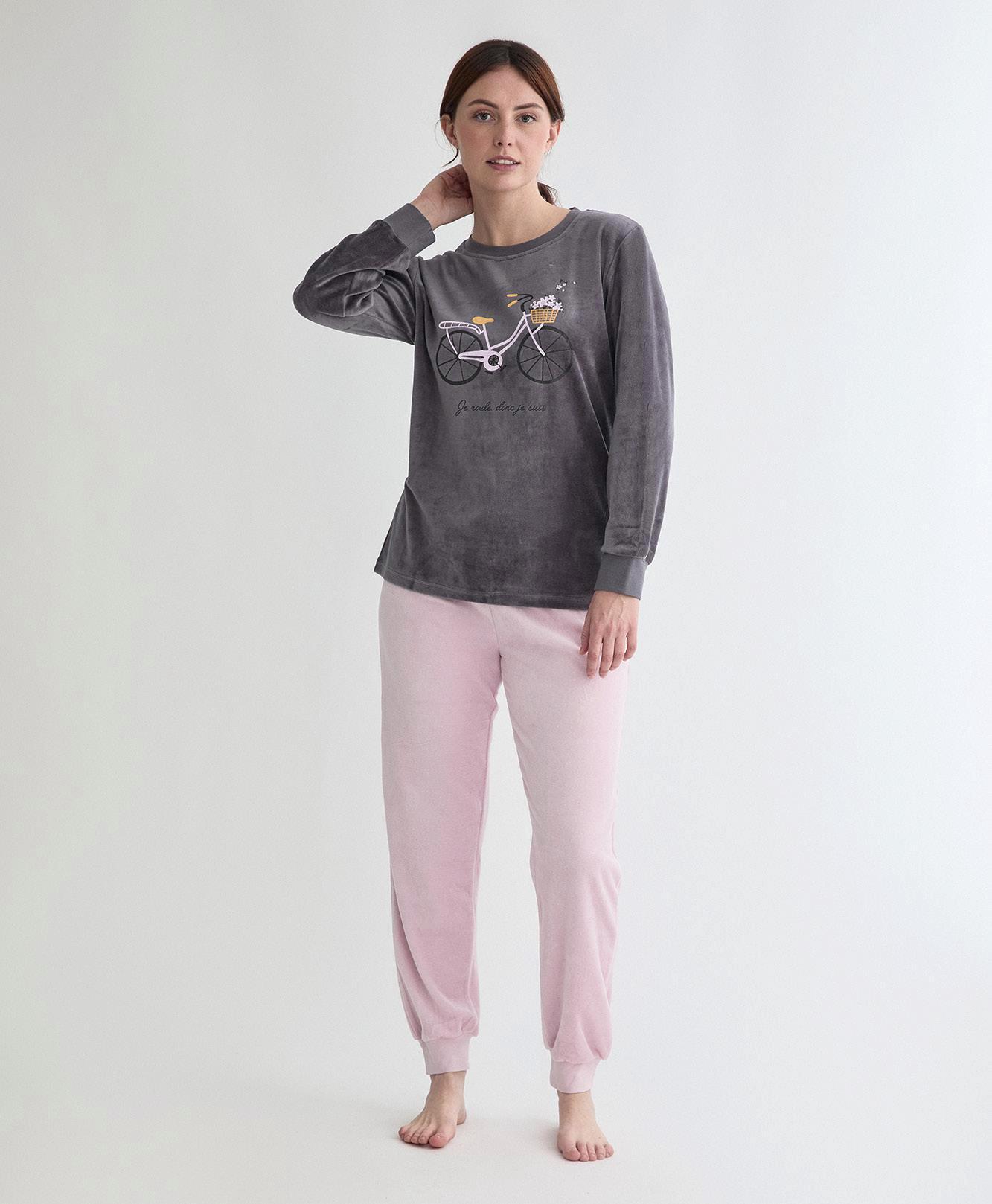 Pijama mujer terciopelo DIASSI Bike 26208957.jpg