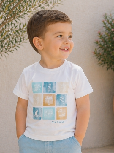 Camiseta bebé niño manga corta CANADA HOUSE Loan 26352040.jpg