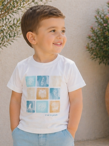Camiseta bebé niño manga corta CANADA HOUSE Loan 26352040.jpg