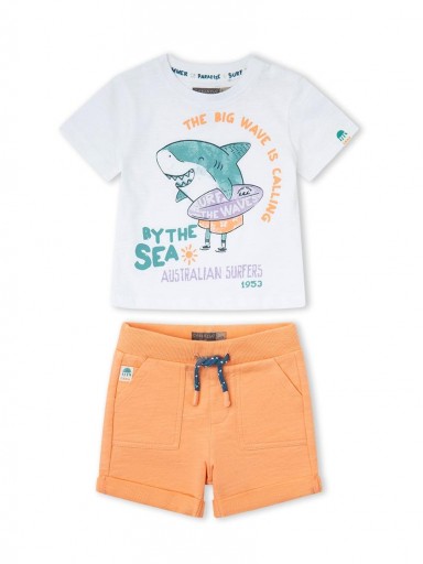 Conjunto Bermuda Punto bebé niño CANADA HOUSE Cocoblub [0]