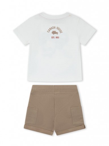 Conjunto Bermuda Punto bebé niño CANADA HOUSE Come On [3]