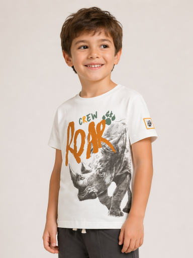 Camiseta niño manga corta CANADA HOUSE Rhino 26376051.jpg