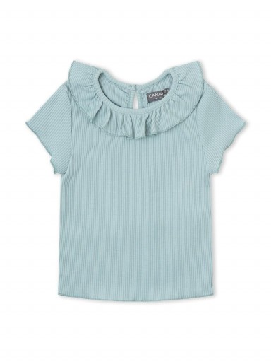 Camiseta niña manga corta CANADA HOUSE Mint 26383011.jpg [0]