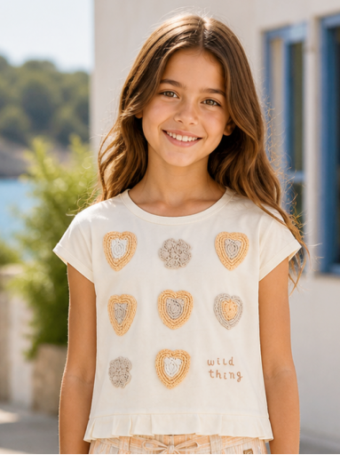 Camiseta niña bordados CANADA HOUSE Flower 26385041.jpg