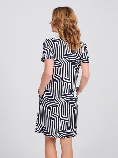 Camisola abotonada Mujer estampado geométrico RAS DE MAR 26808.jpg [1]