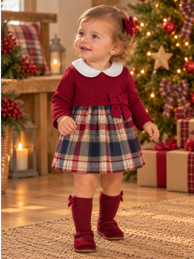 Vestido combinado bebé niña MAYORAL 2801 .JPG [0]