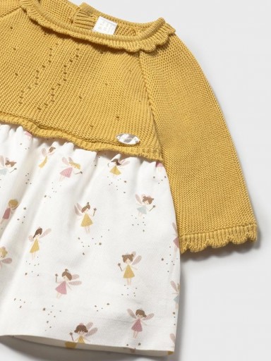 Vestido combinado bebé niña MAYORAL  [2]