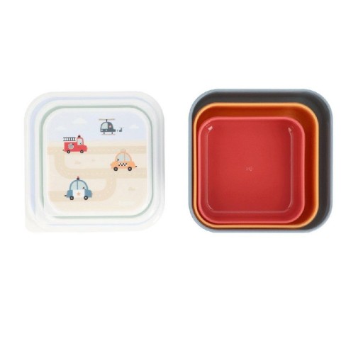 3 Cajas Almuerzo City Cars TUTETE  [1]