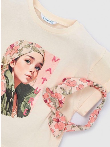 Camiseta con banda Niña Mayoral [4]