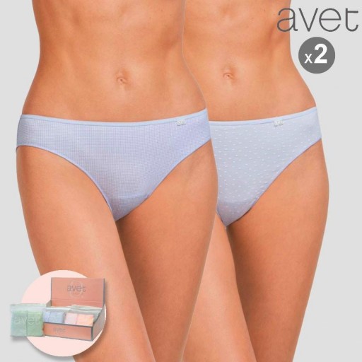 Pack 2 Braga Bikini Fantasía Algodón AVET 308 [3]