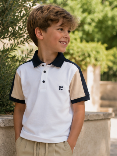 Polo combinado niño manga corta Mayoral 3109.JPG