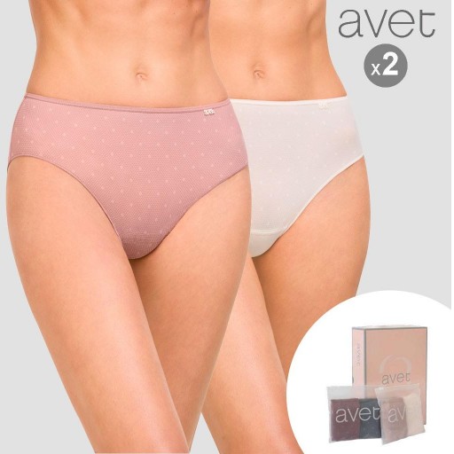 Pack 2 Bragas Midi fantasía Poliamida 32078 [2]