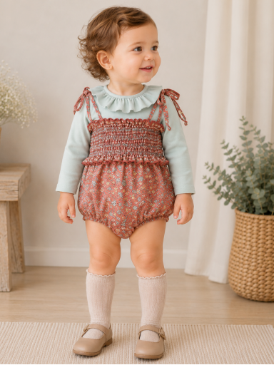 Pelele Ranita Siroco bebé niña Calamaro Baby 32507.jpg [1]