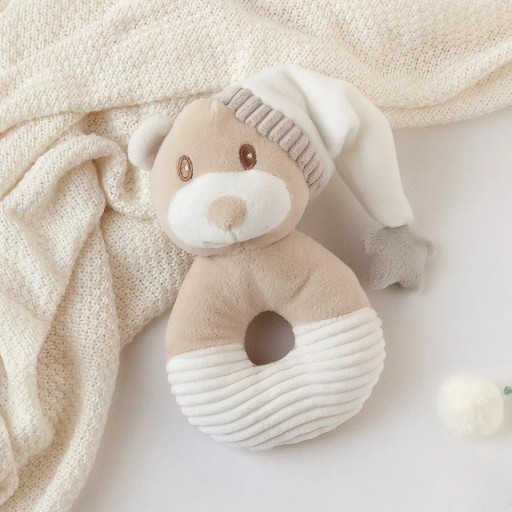 Sonajero Peluche Osito con gorro KIOKIDS 4003.jpg [0]