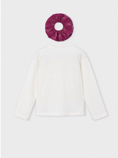 Camiseta con coletero niña Mayoral  [1]
