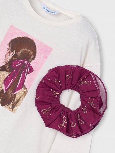 Camiseta con coletero niña Mayoral  [2]