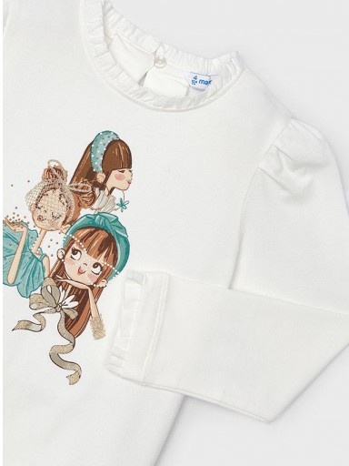 Camiseta Niña manga larga Mayoral 