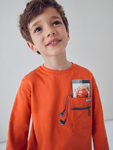 Camiseta niño naranja Mayoral 4078JPG [2]