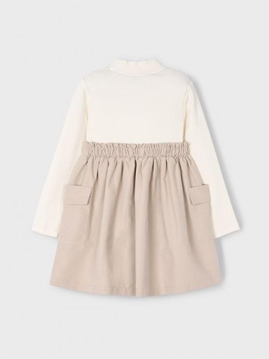 Vestido cargo combinado niña Mayoral  [4]