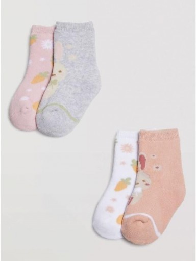 Pack 2 Calcetines térmicos bebé niña fantasía YSABEL MORA [0]